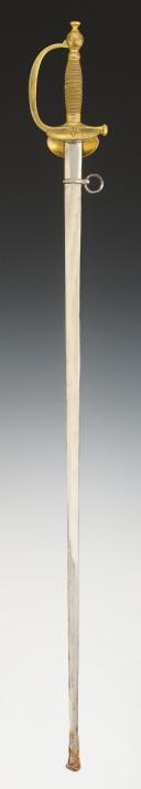 Photo 2 : ÉPÉE D'OFFICIER D'ADMINISTRATION DES ÉTABLISSEMENTS PÉNITENTIAIRES, modèle 1872, Troisième République. 29612