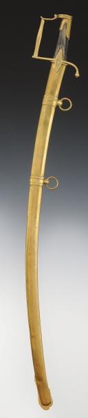 Photo 2 : SABRE D'OFFICIER DE CAVALERIE LÉGÈRE, Premier Empire. 32770