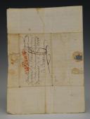 Photo 3 : AUTOGAPH LETTER FROM THE QUARTERMASTER S. RENEVEY TO HIS FATHER RESIDING IN COTE D'OR, Seville, September 24, 1810. 18857-1