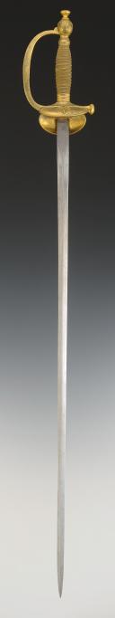 Photo 3 : ÉPÉE D'OFFICIER D'ADMINISTRATION DES ÉTABLISSEMENTS PÉNITENTIAIRES, modèle 1872, Troisième République. 29612