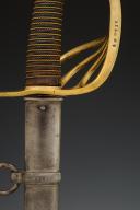 Photo 4 : SABRE DE CARABINIERS, modèle 1854, Second Empire. 26938