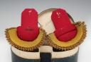 Photo 5 : PAIR OF INFANTRY MAJOR EPAULETS FROM THE DEPARTMENTAL LEGIONS, Restoration Period (circa 1815-1830). Item number 31132.