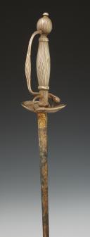 Photo 6 : COURT SWORD IN SILVER, Reign of Louis XV, 1748. 30076