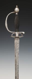 Mourning Sword for Civilian or Military use, reign of Louis XV, Ancient Monarchy, circa 1750-1767. Inventory number: 29064.