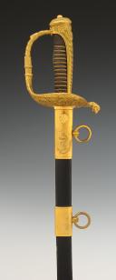 SABRE D'OFFICIER DE LA MARINE BELGE, type 1853 pour la Marine Française, Règne du Prince Baudouin, vers 1950-1960. 32647