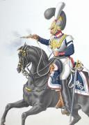 Photo 2 : 1830. Garde Royale. Cuirassiers (1er Régiment).  Cuirassier.