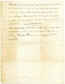 Photo 2 : Campagne de Saint Domingue. LETTRE DU SOLDAT JEAN-BAPTISTE HERVIERS À SES PARENTS, de Belle Ile en Mer 19 octobre 1801, AVANT SON EMBARQUEMENT POUR L'AMÉRIQUE.