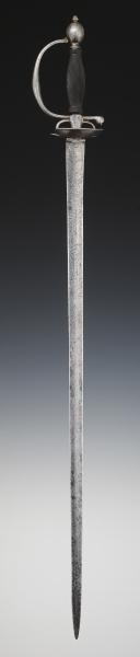 Photo 2 : Mourning Sword for Civilian or Military use, reign of Louis XV, Ancient Monarchy, circa 1750-1767. Inventory number: 29064.