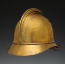 Photo 3 : HELMET OF FIREFIGHTERS OF THE COMMUNE OF SAINT LOUP DE VARENNES, 1923 type, Third Republic. 24514.