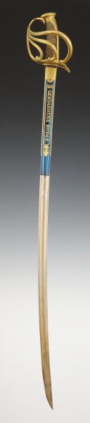 Photo 3 : SUBALTERN OFFICER'S SABER OF THE ROYAL GENDARMERIE, model 1816, Restoration period. 34393