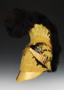 Photo 4 : CASQUE DE LIEUTENANT SURNUMÉRAIRE DU COMTE DE GONTAUT-BIRON, 3ème brigade du 2ème Escadron DES GENDARMES DE LA MAISON MILITAIRE DU ROI, modèle 1814, Restauration. 30015