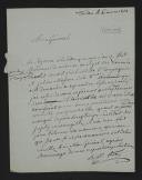 Photo 5 : 17th Line Infantry Regiment. Lot of 3 documents: DETAILED OBSERVATIONS by General of Division BEILLARD (Belliard) following the inspection on 9 Thermidor year 13 (July 28, 1805); A LIST of proposals for the decoration of the Legion of Honor signed by DE SUSBIELLE (1813); LETTER TO THE MINISTER OF WAR signed by Colonel Baron Vasserot on vacant positions (April 11, 1813). 18909-27.