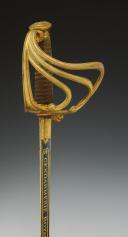 Photo 6 : SUBALTERN OFFICER'S SABER OF THE ROYAL GENDARMERIE, model 1816, Restoration period. 34393
