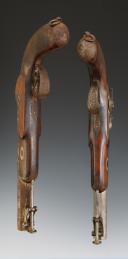 Photo 12 : PAIRE DE PISTOLETS D'OFFICIER SIGNÉS LEPAGE MOUTIER À PARIS, Monarchie de Juillet. 33518