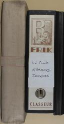 Photo 1 : Ct D'ARBAUD JOUQUET - " Le Comte d'Arbaud Jouquet " - Classeur - cartons - Manuscrit dactylographié