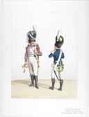 Photo 1 : 1818. Garde Royale. Infanterie. (3e Régiment), Cornet de Voltigeurs, Fifre de fusiliers.