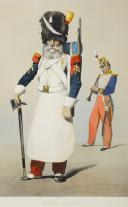 ARMAND-DUMARESQ - Uniformes de la Garde Impériale en 1857 : Régiment de Voltigeurs, sapeur et musicien. 27996-11