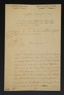 Garde Impériale. GENDARMERIE D'ÉLITE. LETTRE AUTOGRAPHE SIGNÉE HENRY, Baron d'Empire, Colonel Major de la Gendarmerie de la Garde, AU DUC DE FELTRE, 20 février 1812. 18907-30