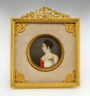 PORTRAIT MINIATURE D'UNE FEMME STYLE PREMIER EMPIRE, XXème siècle. 33651