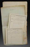 Battle of Zurich, death of Swiss General VON HOTZE. Two autograph letters from Field Marshal PETRASCH to General SOULT regarding the death of Lieutenant General HOTZE, each with an autograph subscription from Battalion Chief DEVILLIERS, on the 4th and 5th of Vendémiaire, year 8. 18910-46
