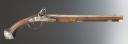 OFFICER'S FLINTLOCK PISTOL, possibly attributed to a regiment of Dauphin cavalry. Former Monarchy, reign of Louis XIV, circa 1670-1680. 34638.