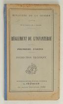 Photo 1 : MINISTÈRE DE LA GUERRE. Règlement de l'infanterie 1821.  