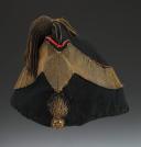 Photo 2 : BONNET DE POLICE D'OFFICIER DE DRAGONS DE LA GARDE IMPÉRIALE, modèle 1854 à la dragonne, Second Empire. 26911