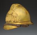 Photo 2 : HELMET FOR THE FIREFIGHTING TROOP OF THE CITY OF ROUEN, 1923 model, Third Republic. 24515