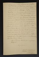 Photo 2 : Garde Impériale. GENDARMERIE D'ÉLITE. LETTRE AUTOGRAPHE SIGNÉE HENRY, Baron d'Empire, Colonel Major de la Gendarmerie de la Garde, AU DUC DE FELTRE, 20 février 1812. 18907-30