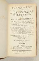 Photo 3 : LA CHESNAYE DES BOIS. Dictionnaire militaire ou recueil alphabétique de tous les termes propres à l'art de la guerre.