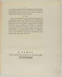 Photo 3 : ARRÊT DU CONSEIL D'ÉTAT DU ROI, portant règlement pour le Logement des Gardes-Françoises. Du 19 avril 1777. 7 pages