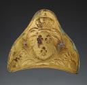 Photo 3 : PLUME HOLDER PLATE OF A GRENADIER OFFICER OF THE ROYAL GUARD, 1814 model, Restoration period. 30894