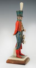 Photo 4 : BERNARD BELLUC, OFFICIER DES GUIDES DE BERNADOTTE, 1804, PREMIER EMPIRE, XXème siècle : Figurine en porcelaine. 24141