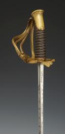 Photo 9 : SABRE TROUPE DES GARDES DU CORPS DE MONSIEUR, modèle 1814, Restauration. 34372