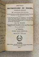 Photo 1 : NUGENT – Nouveau dictionnaire de poche Français-Anglais et Anglais-Français (Descharmes)
