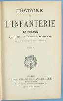 Photo 1 : BELHOMME : HISTOIRE DE L'INFANTERIE EN FRANCE. TOME 5 - 1815 à 1900. 