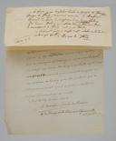 Ordre de Malte. JEAN BAPTISTE CHARLES DE GOUJON DE THUISY, Marquis de Thuisy : lot de trois documents. 18913-42