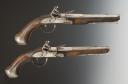 PAIR OF PISTOLS OF THE CARABINIERS OF MONSIEUR, Old Monarchy, circa 1780. 30080