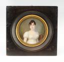 PORTRAIT MINIATURE D'UNE FEMME, Premier Empire. 33666