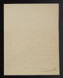 AUTOGRAPH LETTER OF BILLAUD-VARENNE, deported to Guyana, TO THE AGENT OF THE DIRECTORY IN CAYENNE, 8 Ventôse year 7 (26 February 1799). 18910-47
