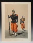 Photo 2 : ARMAND-DUMARESQ - Uniformes de l'armée française en 1861 : Infanterie de ligne, grenadier et fusilier. 27996-12