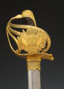 Photo 2 : OFFICER'S SABRE OF THE KING'S GUARD OF THE ROYAL MILITARY HOUSEHOLD, Model 1816, Restoration period. No. 29809