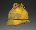 Photo 2 : HELMET OF THE RAILWAY STATE FIREFIGHTERS, 1885 model, Third Republic. 24540.