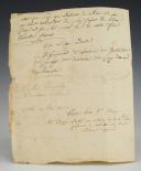 Photo 2 : AUTOGRAPH LETTER OF FRANÇOIS TERRAVALIEN, stationed in Germany, TO HIS PARENTS living in Paris, Brunswick, March 12, 1810. 18857-4
