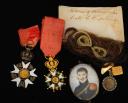 Photo 3 : LEGIONS OF HONOR, MINIATURE PORTRAIT AND MEMORIES OF CAPTAIN AIDE DE CAMP PIERRE CASSAIGNE, First Empire. 29107