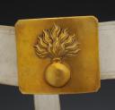 Photo 3 : BELT OF THE 2nd REGIMENT OF CUIRASSIERS OF THE IMPERIAL GUARD based on the model of October 7, 1845, as reiterated by the regulations of June 21, 1856. 27052.
