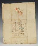 Photo 3 : AUTOGRAPH LETTER OF FRANÇOIS TERRAVALIEN, stationed in Germany, TO HIS PARENTS living in Paris, Brunswick, March 12, 1810. 18857-4