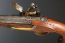 Photo 3 : PISTOLET D'OFFICIER DE LA GARDE NATIONALE DE PARIS, 1818-1819, sur le modèle des Gardes du Corps de 1816. 34639