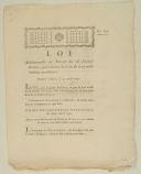 Photo 4 : LOI relative à la répartition des cent mille Soldats auxiliaires. Donnée à Paris, le 12 juin 1791. 10 pages