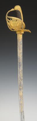 Photo 5 : OFFICER'S SABRE OF THE KING'S GUARD OF THE ROYAL MILITARY HOUSEHOLD, Model 1816, Restoration period. No. 29809